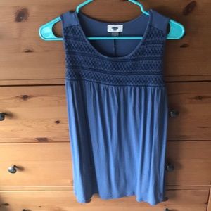 Old navy M light blue tank nwot